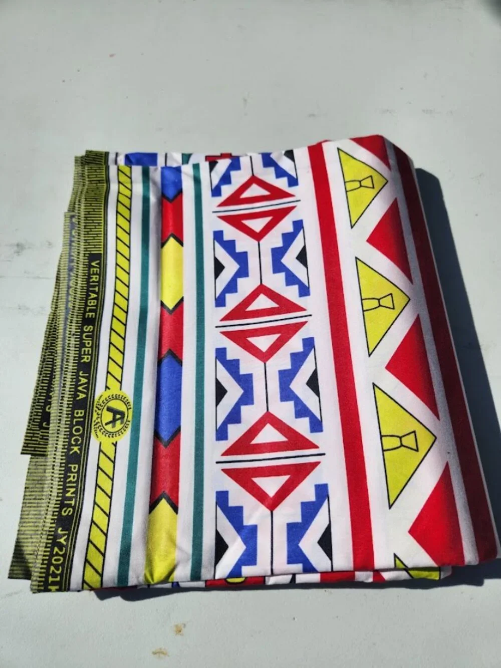 6 Yards Fabric Ankara Tribal African Sewing Supplies Crafts Arts Africa Nigeria